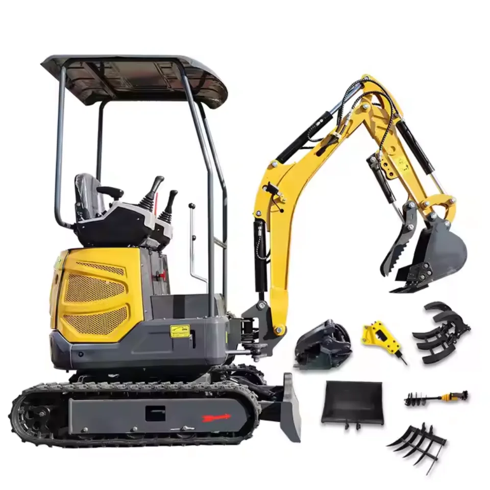 Mini Excavadora Personalizada 1.5-1.8 ton Kubota con accesorios