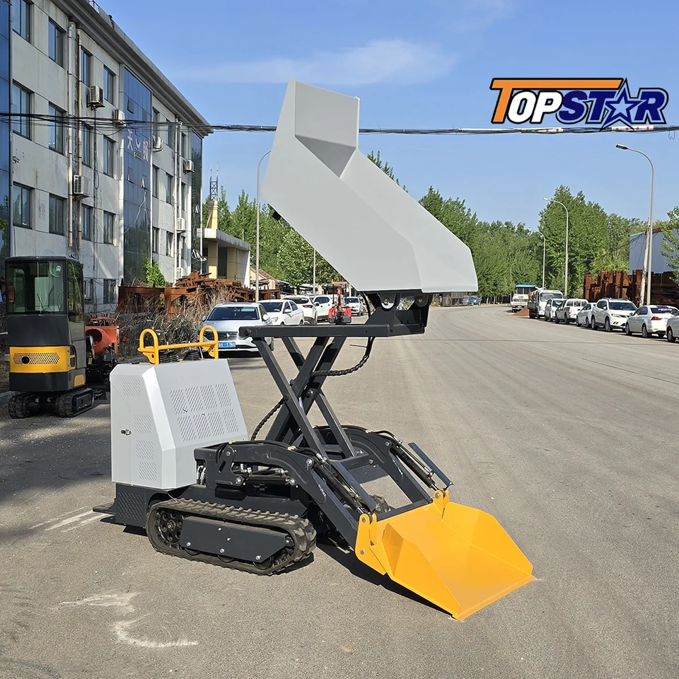 Mini Dumper 700kg con tolva elevada