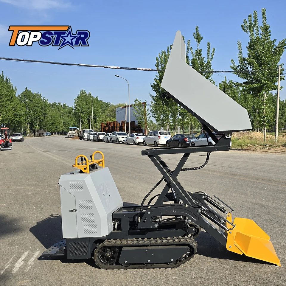 Mini Dumper de orugas para granja