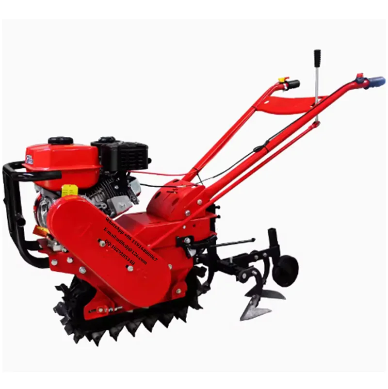Mini cultivador vista lateral
