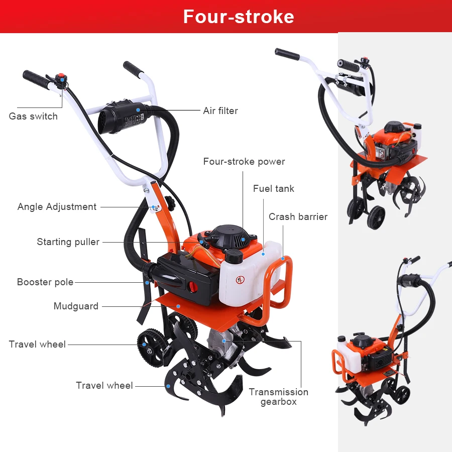 Cuchillas del rotocultor multifuncional