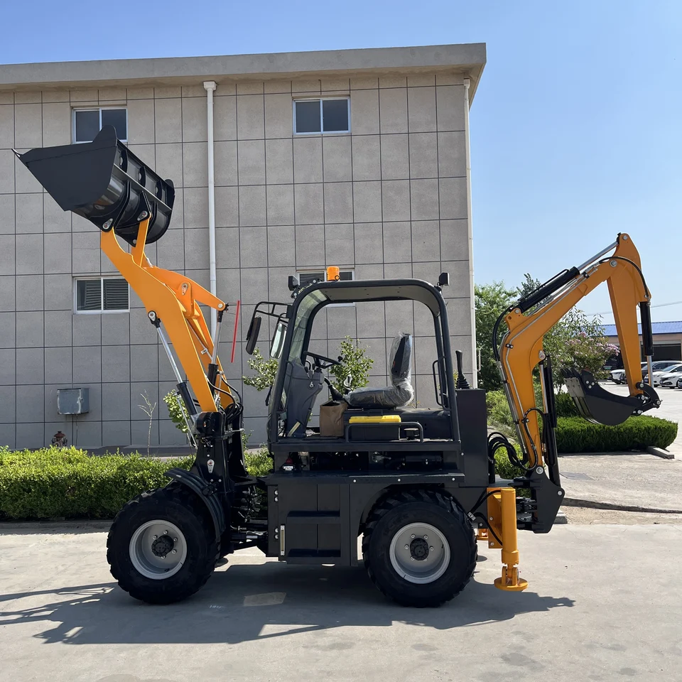 Mini Excavadora Agrícola 4x4 con cargador frontal