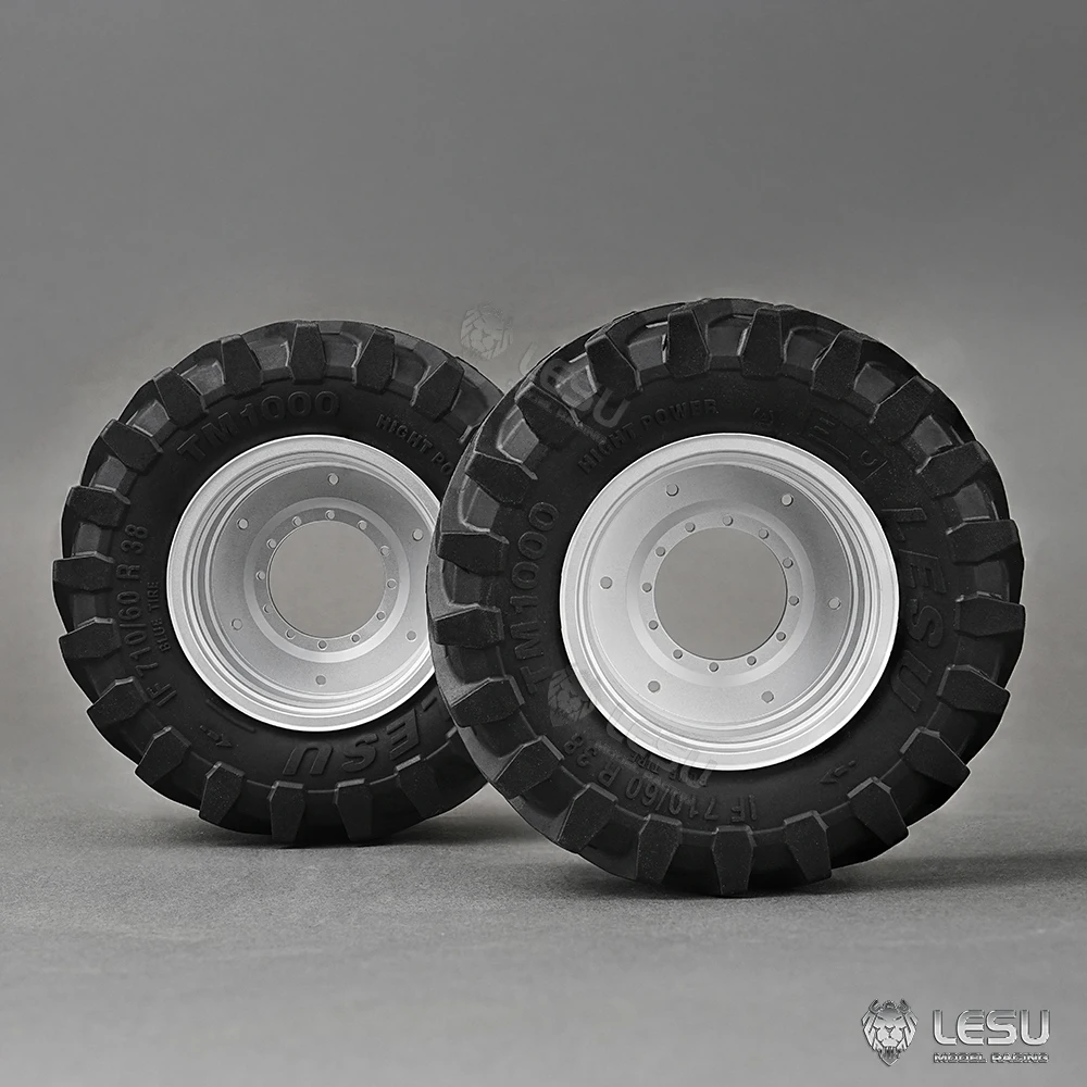 Banda de rodadura de rueda LESU 1/14 para camión de granja RC