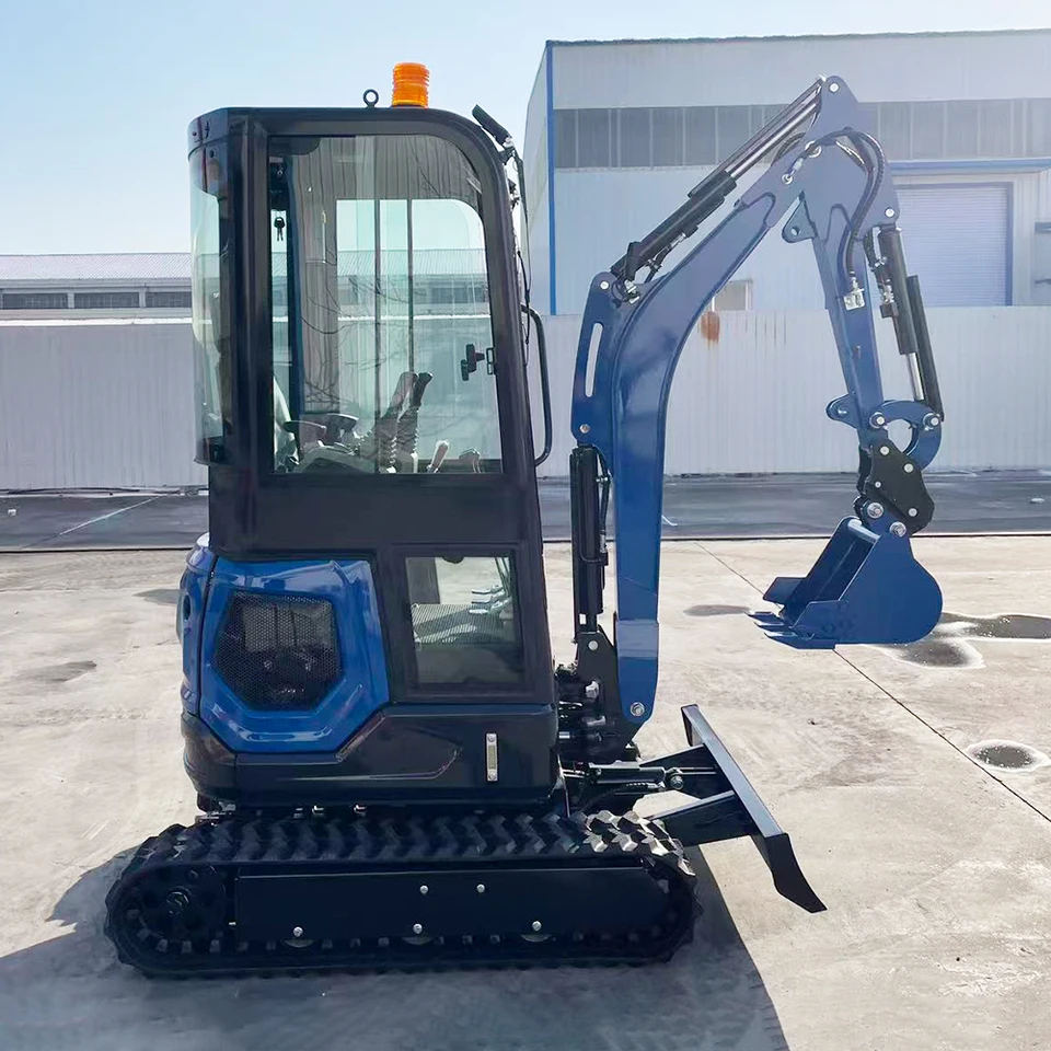 Mini excavadora 1.8 Ton personalizada vista lateral