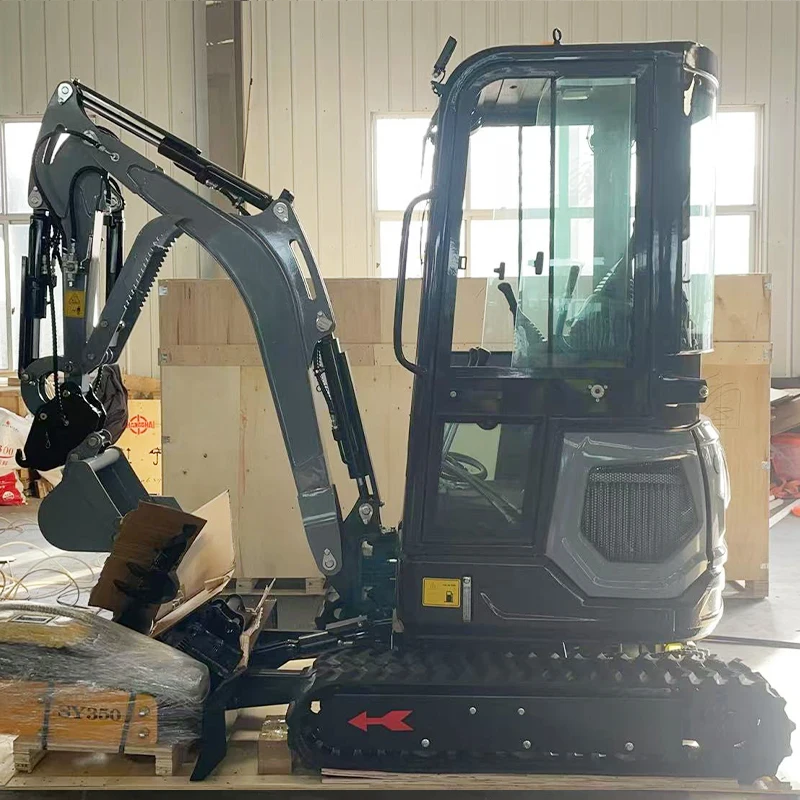 Mini excavadora 1.8 Ton en interior