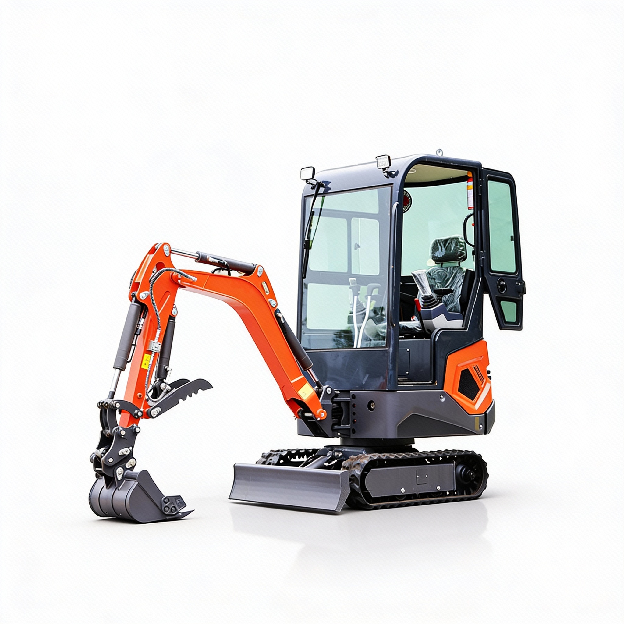 Miniexcavadora personalizada 1.2 ton con cabina